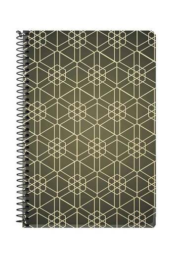 Stylizedd Hexarab A5 Spiral Notebook Multicolour