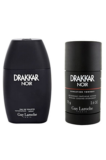 Guy Laroche Drakkar Noir for Men Set EDT 100Ml and Deo Stick 75G
