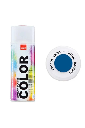beorol Acrylic Spray Paint, Blue, RAL 5005, 400 ml,