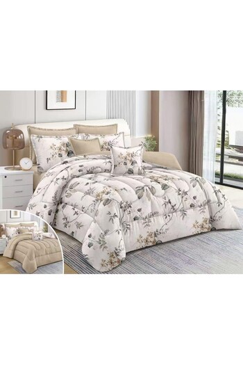 RedRosa Luxurious double bed sheet set, printed, made of microfiber, size 240*260 cm