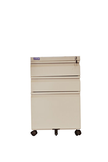concent 3-Drawer Mobile File Cabinet