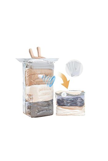 Generic OYDAS Vacuum Storage Bags of 4 pcs,No Pump Required,Space Saver Bags,Jumbo Cube bag,Extra Large Vac