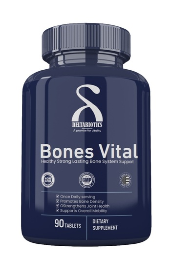 deltabiotics Bones Vital – Healthy Strong Lasting Bone System Support Comprehensive Formula