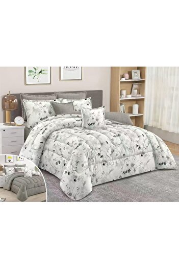 RedRosa Luxurious double bed sheet set, printed, made of microfiber, size 240*260 cm