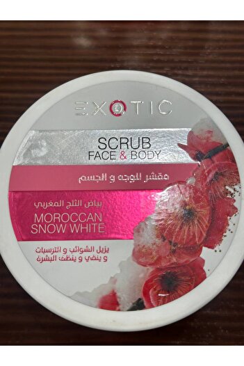 Face Moroccan Snow White Face and Body Scrub
