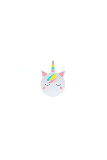 SOHO Self-Adhesive Acrylic Mirror in Unicorn Shape, 25x29 cm