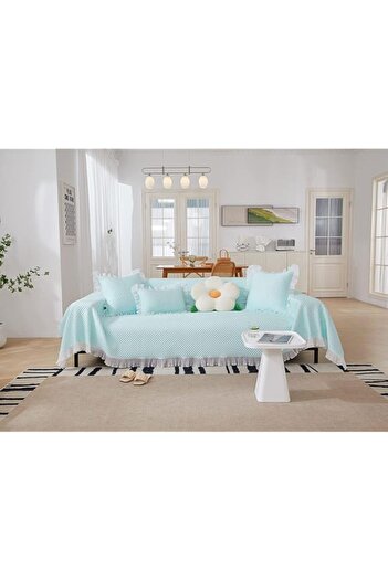 Generic Klmeiday Sofa Slipcover, Sofa Cover for 1/2/3/4 Seater Sofa, Made of Ice Silk, Non-Slip and Highly