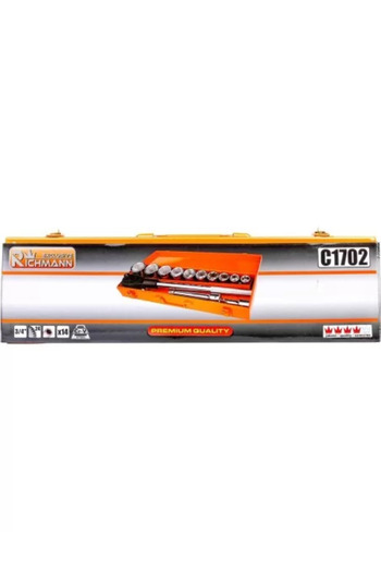 richmann exclusive Set/trusa chei tubulare, 3/4", 14 piese, 22-50 mm, Richmann Exclusive
