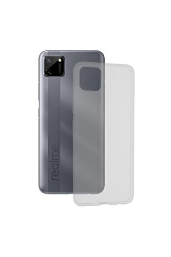 Bibilel Case for Realme C11, Techsuit Clear Silicone, Transparent