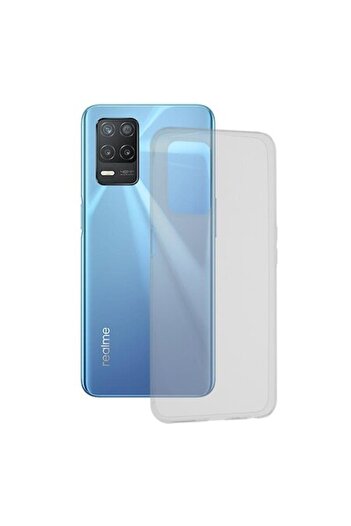 Bibilel Techsuit Clear Silicone Case for Realme 8 4G / 8 Pro 5G - Transparent