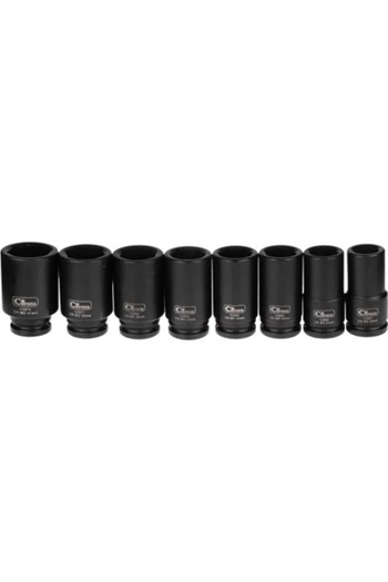 richmann exclusive Impact Socket Set, Long, 3/4", 8 pcs, 24-41 mm, Richmann Exclusive