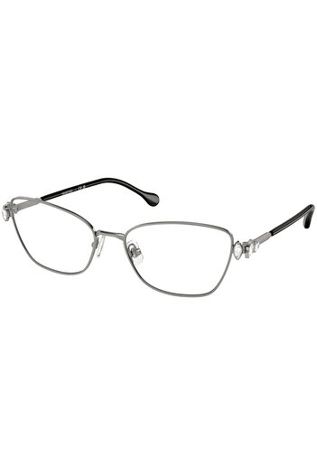 Swarovski Women's Eyeglass Frames SK1006 4009, Metal, Silver, 55 mm