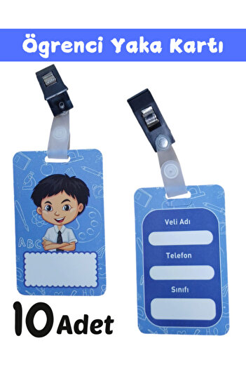 miranino Male Student Id Card 10 Pieces