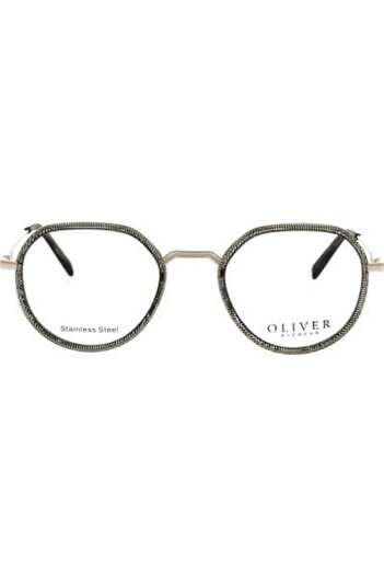 Oliver Eyeglass frames, Oliver, ME43L36 C4, Oval, black, metal, 49 mm x 21 mm x 145 mm