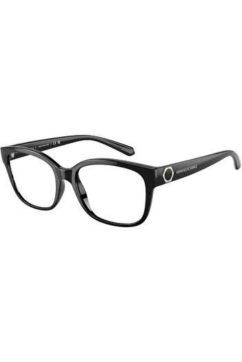 Armani Exchange Eyeglass frames, Armani Exchange, AX 3098 8158, rectangular, black, plastic, 53mm x 17mm x 140mm