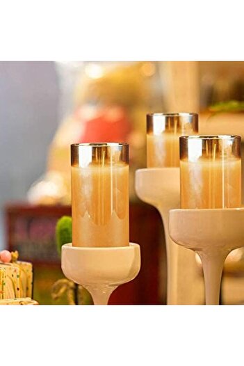 Generic LED Flameless Candles, 4" 5" 6", Flickering Flame Candle Set of 3, Glass Flameless Candles