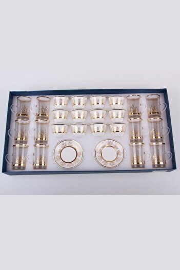 Generic Tea and coffee cups set with saucers