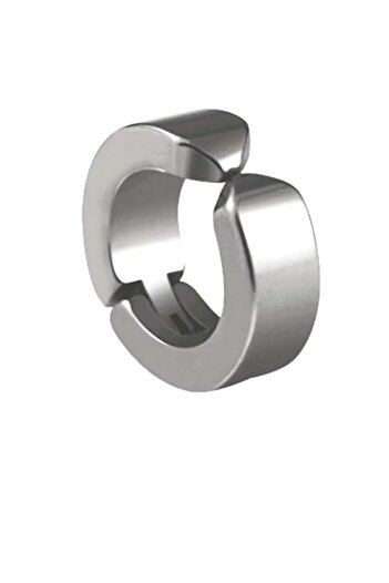 Evvano Men's Earrings - 1 Piece Steel Stud Earrings Stainless Steel Silver Color Earrings