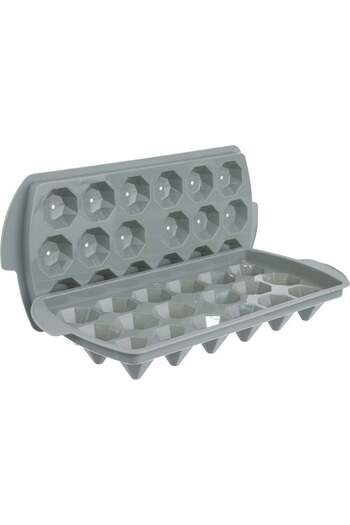 Evvano Diamond Diamond Shaped Ice Mold 18 Compartments
