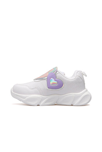 Vicco Lovely Girl's Light Sneaker Sports Shoes 25K 346.234 Pk White