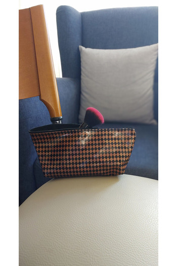 Paradise Patterned Pen Holder and Makeup, Travel Bag - Large Size