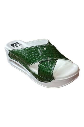 DRMOON Orthopedic sandals with straps, women, green