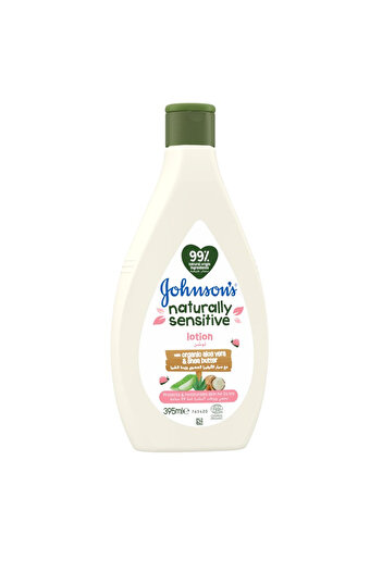 Johnson Lotion with Organic Aloe Vera and Shea Butter - 395ml