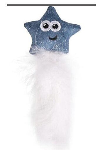 Flamingo Medy Star Cat Toy Blue 17 cm