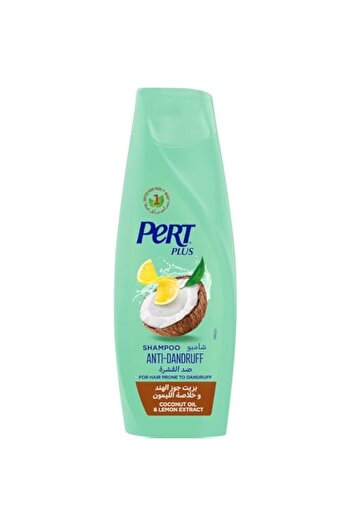PERT PLUS Anti Dandruff Shampoo With Coconut And Lemon, 400 ml