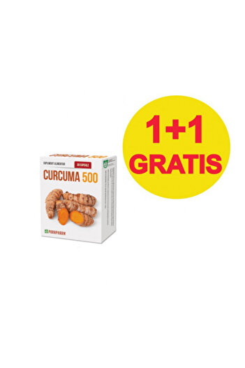 Parapharm Curcuma 500 Pachet 30+30 capsule