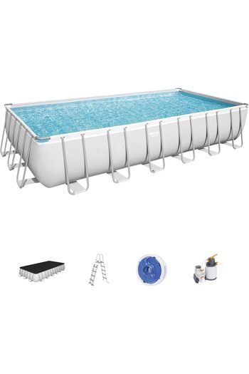BESTWAY POWER STEEL RECTANGULAR POOL SET 732X3.6X32CM 26-56475