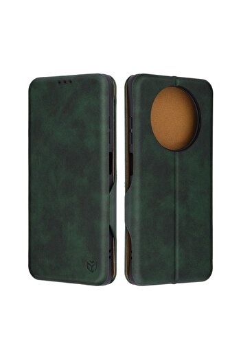 Tim Husă de protecție pentru Realme 12/12x, Timaconsafe, V37, piele, culoare Green Forest