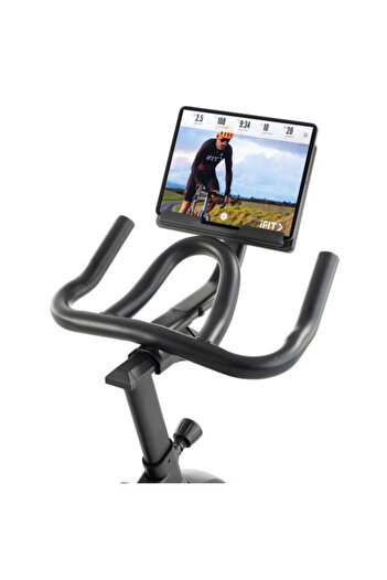 PROFORM Sport CX Large LCD Display Indoor Exercise Bike with Built-In Tablet Holder and Dumbbells 115kg