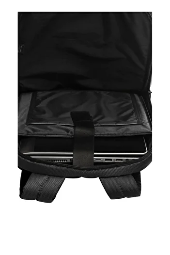 Fossil Unisex Black 15" Inch Laptop Compatible Business Laptop Briefcase Backpack with Compartment