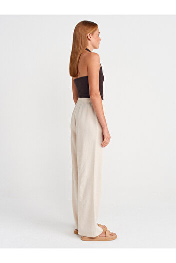 Dilvin 72159 Pajama Pants-Ecru
