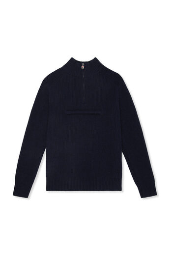 Fila Giovanni Relaxed Half-Zip Knit Sailing Sweater