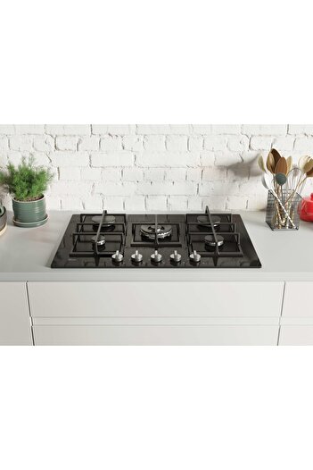 Hoover HVG74K3B 75 Cm Siyah Ankastre Ocak