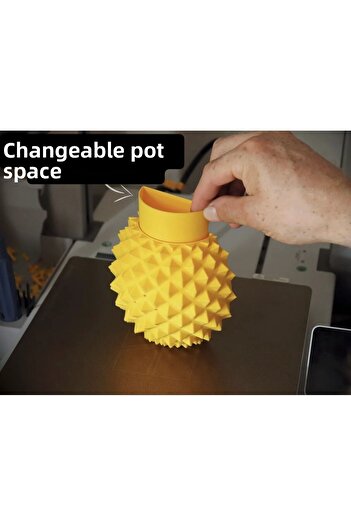 PUREYSMA Pineapple Shaped Cat Scratching Apparatus (Cat Grass Can Be Added – Wall Mounting – Decorative Design)