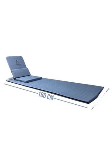 REMEGE Backjack 3XL - Καρέκλα Διαλογισμού Yoga με Υποστήριξη, Υφασμάτινο Ματ 60x180, Καρέκλα που αναπνέει και μαξιλάρι δαπέδου