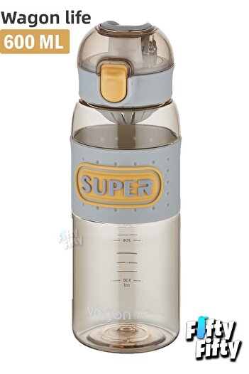 Vagonlife 600 ML Comfortable Drinking - Handled and Non-Slip Body Water Bottle with Strainer FFVGN2024600ML