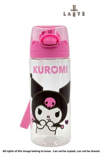 kuromi New Season Licensed 500ml Water Bottle with Straw Special Design