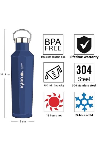 IGLOO Pentagon 750ml Thermos Flask Dark Blue