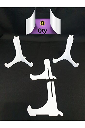 HYL 3 Pieces Plexiglass Stand Decorative Plate Holder 9X11 cm Display Stand Product Presentation Stand