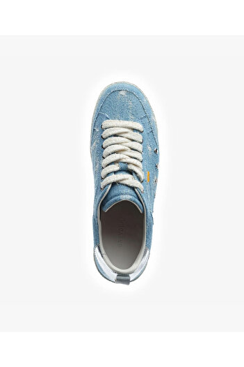 Greyder Kadın Mavi Hakiki Deri Sneaker Ayakkabı 5Y2UA34443