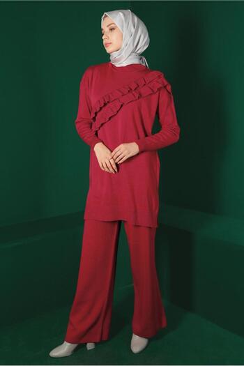 Alvina RIFFIRED DOUBLE KNIT PANTSET 43217