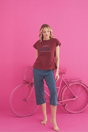 ELİTOL Lycra Cotton Capri Set