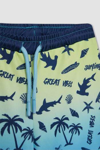 DeFacto Boy's Patterned Swimsuit C4438A824Hs