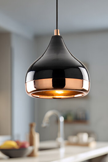 AmberLED Luminoso Tekli Sarkıt Aydınlatma Metal Gövde, Ev, Ofis, Cafe, Restoran Avizeleri, E27 Duy