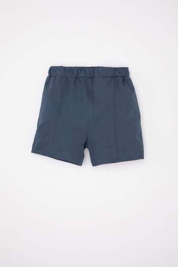 DeFacto Baby Boy 2 Piece Set Crew Neck Striped Short Sleeve T-Shirt Shorts C5860A524Sm
