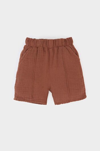 DeFacto Baby Boy 2 Piece Set Muslin Short Sleeve Shirt Shorts C3438A524Sm